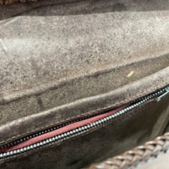 Vintage Made In Mexico Hand Tooled Leather Purse Handbag - Picture 6 of 6